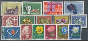 Schweiz Jahrgang 1958 Michel 653 - 667 postfrisch - Picture 1 of 1