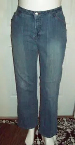 Size 21 Junior no boundaries blue distressed denim w/ 5 pockets Jeans - Picture 1 of 6