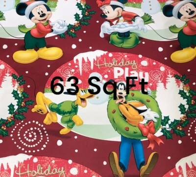 Vintage Christmas wrapping paper. 36" - 40" wide Your Choice Print - Image 1 of 4