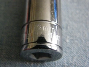 Blue Point 12mm 6 Punkt 1/4" Antrieb Tiefrohrbuchse BLPLSM1412 NEU unbenutzt - Bild 1 von 4