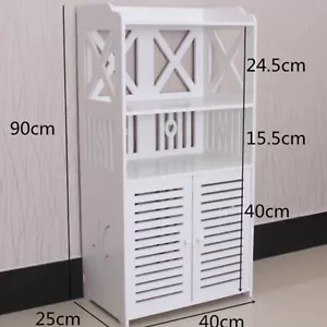 Großer Badezimmerschrank Freistehendes Badezimmerregal Schubladenschrank - 90CM - Bild 1 von 7