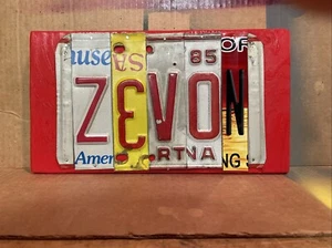 Warren Zevon Gedenktafel Fan  - Bild 1 von 2