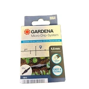 Gardena 13213-20 Micro-Drip-System Verbinder 4,6 mm (3/16) - 10 Stück 13213 - Picture 1 of 2