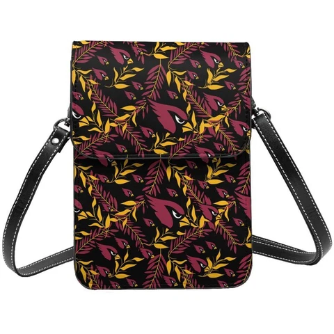 Arizona Cardinals Small Cell Phone Purse One Shoulder Travel Bag,fans Gift Cover