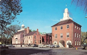 Postcard Old Court House Market Building New Castle Delaware - Picture 1 of 2