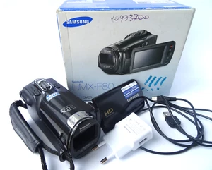 Samsung HMX-F80 720p HD Flash Media Camcorder W/ Box & Cables Tested - Picture 1 of 14