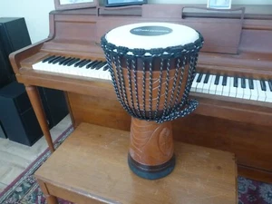 ECKO Hand Drum #INDIE60/DL8IG - 60cm DJEMBE LIGHT WOOD DESIGN - Bild 1 von 12