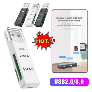 Memory Card Reader Multi USB 3.0High Speed Adapter-Flash SDXC TF-NEW - Bild 1 von 13