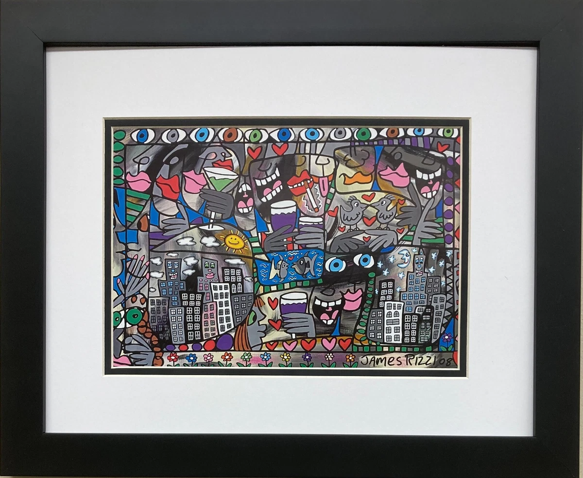版画 JAMES RIZZI KISS-KISS-BANG-BANG 350/61 版画 JAMES RIZZI KISS-KISS-BANG-BANG 350/61 Rizzi Kiss | eBay