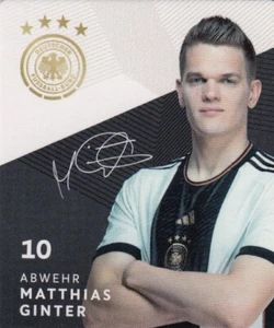 Rewe DFB Sammelkarten Fußball WM 2022 Qatar Nr. 10: Matthias Ginter Bild NEUWARE - Picture 1 of 2