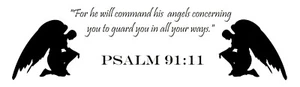 Psalm 91:11 Vinyl Aufkleber - Bild 1 von 2