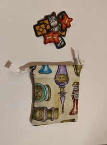 Potion Token Pouch, Board Game Storage Bag, Cotton Drawstring Bag, Fabric Pouch - Picture 1 of 4