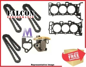 Chevy GMC Buick Cadillac 3.6 DOHC V6 - Juntas de cabezal + cadenas + kit de tensor económico - Imagen 1 de 5