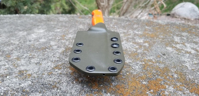 Bark River Gunny - Panqueque - Negro con cuero peligro y paracord Foto 1 de 1