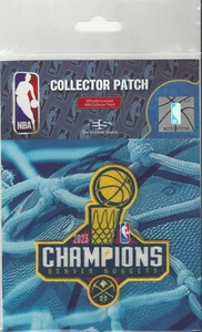 2023 Denver Nuggets NBA Finals Champions Patch Primary Champs Design Iron On Pkg - Picture 1 of 1