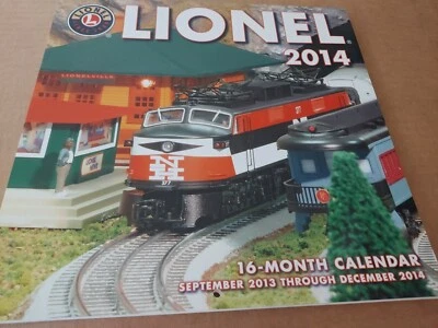 Collectible 2014 Lionel Trains 16-Month Calendar by Robert Schleicher EUC  - Image 1 of 4