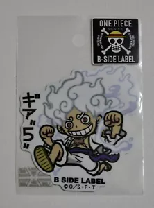 Adesivo One Piece B-Side Label Gear 5 Ruffy impermeabile VENDITORE USA - Foto 1 di 1