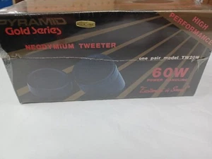 PYRAMID GOLD SERIES NEODYMIUM TWEETER 60W POWER HANDLING HIGH PERFORMANCE - Picture 1 of 4