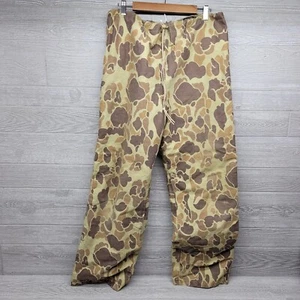 Vintage Duck Camo GORE-TEX Pants Fieldline Waterproof Insulated Size Large - Picture 1 of 11