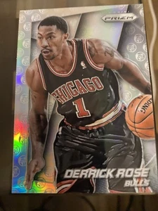 2014 - 2015 Panini Prizm Derrick Rose #19 Prizm Variations Silver Chicago Bulls - Picture 1 of 1