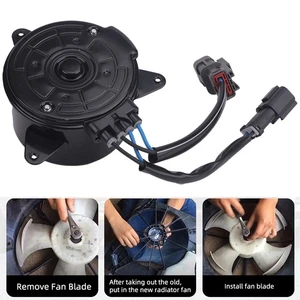 Radiator Fan Cooling Motor 21487-1KA0E for Nissan Versa Note 2014-2019 2018 2017 - Picture 1 of 12