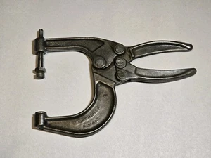 Vintage 3" In Throat No.452 Locking C-Clamp Pliers USA Made - Picture 1 of 6