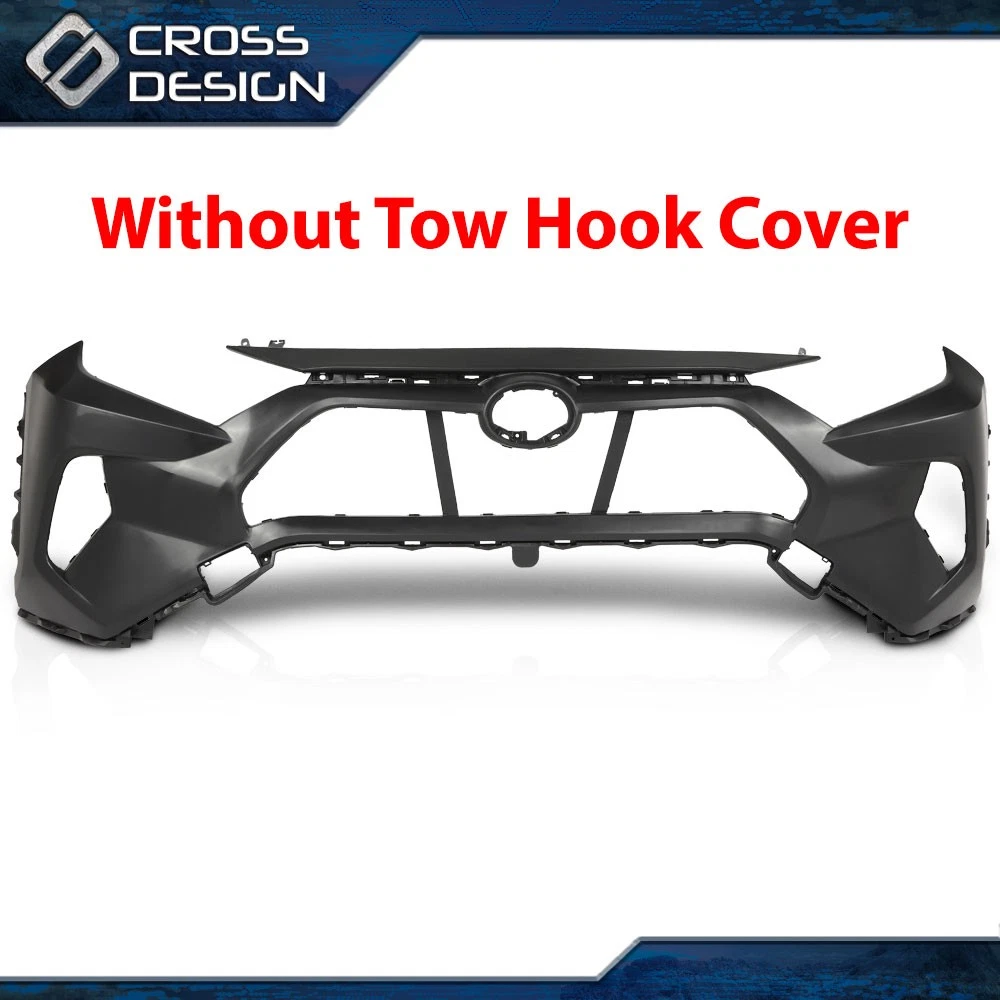 TOTMOX Tapa De Gancho De Remolque Para Parachoques Delantero Compatible Con Toyota RAV4 2006-2008, 2 Piezas/juego, Izquierda Y Derecha