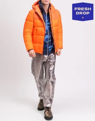 RRP €495 DIESEL Jeans W31 L30 Silver Laminated Metallic Made in Italy 2010 007F7 - Image 1 of 4