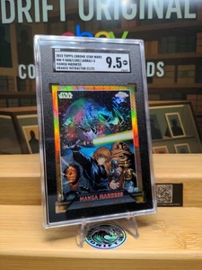 🍊 2023 Star Wars Chrome Manga Madness-9 Orange Refractor 21/25 SGC 9.5 🍊 - Picture 1 of 2
