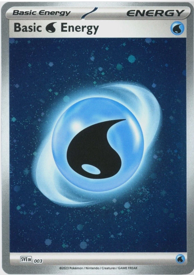 Basic Water Energy (Cosmos Holo) 003 Sv01: Scarlet & Violet Base Set Holo - Image 1 of 1