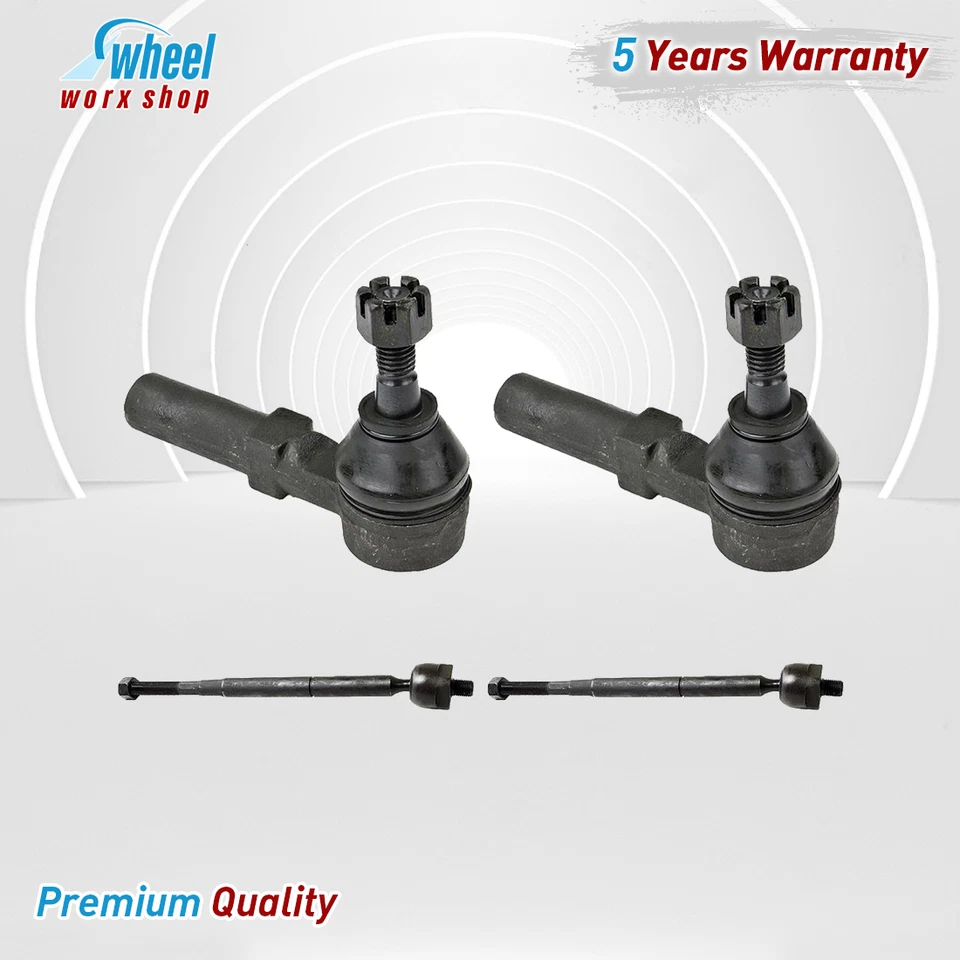 Front Inner Outer Steering Tie Rod End 4PCS For 2010 Chevrolet HHR 2.0L - Image 1 of 4