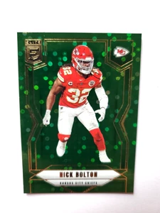 2025 Panini Donruss Elite Football Nick Bolton Green Disco #80 Chiefs. - Bild 1 von 2