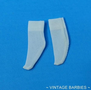 Calcetines cortos tricot blancos vintage Skipper Doll #950 casi nuevos ~ años 60 - Imagen 1 de 2