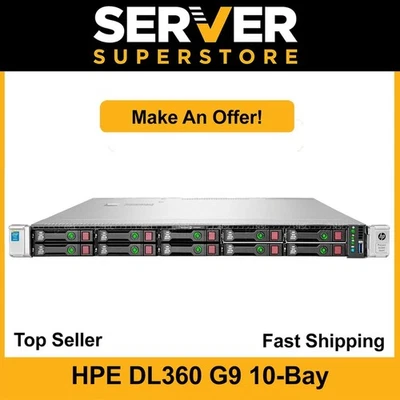HP Proliant DL360 G9 Server 2x E5-2690 V4=28 Cores 128GB RAM P440 2x NEW 1TB SSD - Image 1 of 4