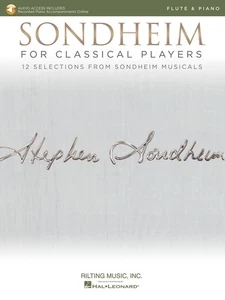 Stephen Sondheim for Classical Players Flute & Piano Sheet Music Book & Audio - Picture 1 of 1