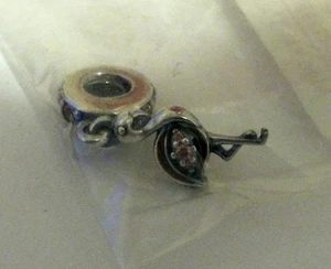 New 100% Genuine Pandora Silver Pink Flamingo Animal Dangle Charm 791294CZS - Picture 1 of 3