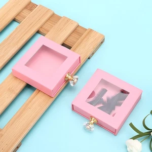 2pcs False Eyelashes Storage Case Quadrate Window False Eye Lashes Drawer St NAU - Picture 1 of 10
