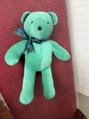 Vtg North American Bear Co BARE Teal Stuffed Plush - Изображение 1 из 4