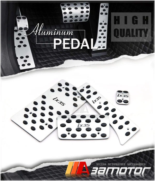 Auto Pedal Set Gas Brake Footrest Aluminum Pedals fits Hyundai TUCSON ix35 A/T Foto 1 de 1