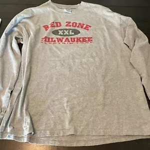 Vintage Gildan Adult XL Red Tee Shirt Graphic Tee Gray - Picture 1 of 7