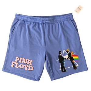 NWT Licensed Pink Floyd The Dark Side Of The Moon Sweat Shorts Size Large - Picture 1 of 5