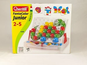 Fantacolor Junior Mosaic Pegboard Quercetti Art Educational Toy 48 Pcs Age 2+ - Picture 1 of 18
