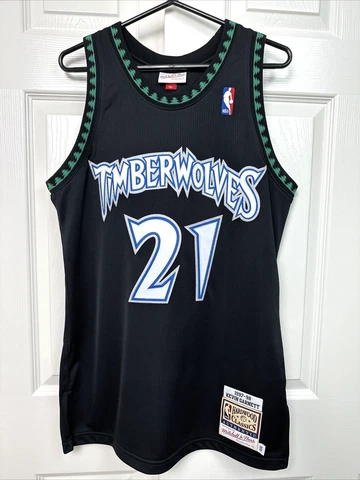 Mitchell Ness Kevin Garnett Minnesota Timberwolves 1997/1998 Authentic Jersey 40 Cover
