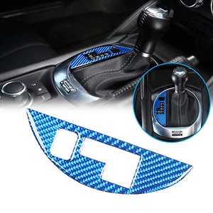 Blue Carbon Car Gear Indicator Frame Trim Kit For Mazda MX-5 Miata ND 2016-2023 - Picture 1 of 12