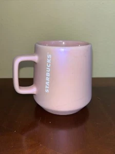 Starbucks 2020 Holiday Series 12oz Coffee Mug Cup Pink Pearlescent - Picture 1 of 7