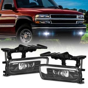 For Chevy Silverado 1500 2500 1500/2500HD Cold White Led Fog Lights Bumper Lamps - Picture 1 of 12