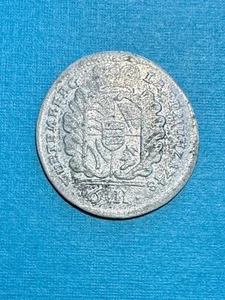 1748 6 Kreuzer German States | Württemberg | Rare | Silver Coin | VF+ - Picture 1 of 2