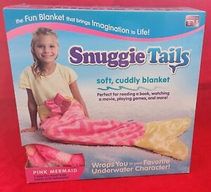 Snuggie Tails Mermaid Blanket For Kids (Pink)