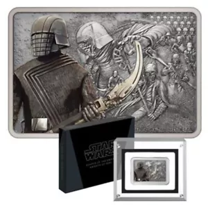 1oz Silver Star Wars 2021 Guards Of The Empire Knight Of Ren (NZ Mint) - Picture 1 of 8