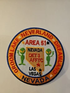 USAF PARCHE ÁREA 51, NEVADA, DET 3 AFFTC - Imagen 1 de 2